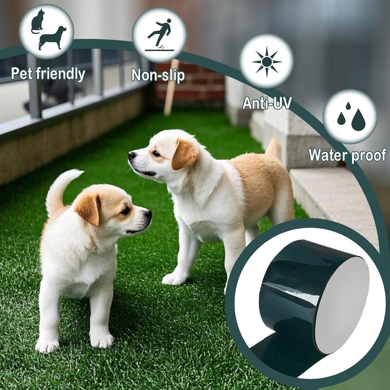 ARRYNTHEON Turf Tape Double Sided Artificial Grass Tape 2inx33ft Self Adhesive Turf Seam Tape for Artificial Turf, Tape for Connecting Fake Grass Carpet, Indoor Outdoor Lawn Mat Rug - Image 4